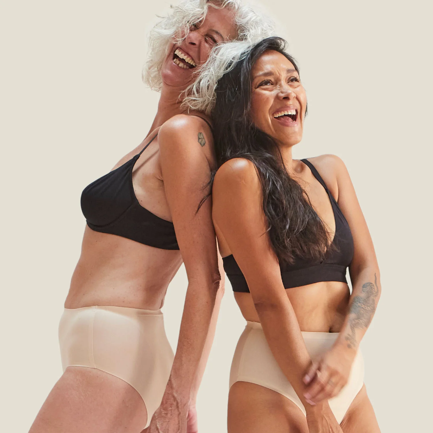 WUKA Drytech™ Midi Brief - For Light Leaks - Light Nude - Image 8
