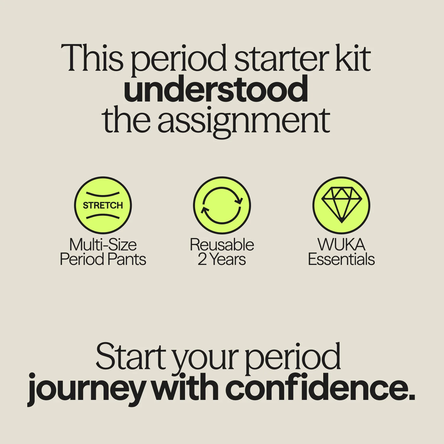 WUKA Teen Period Starter Kit - Black - Image 15