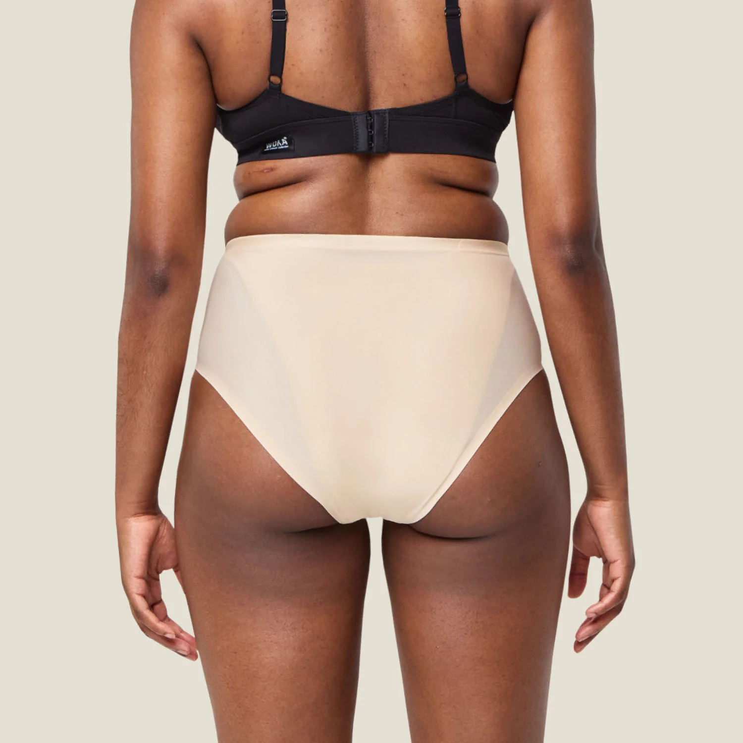 WUKA Stretch Seamless Midi Brief Light - Light Nude - Image 3