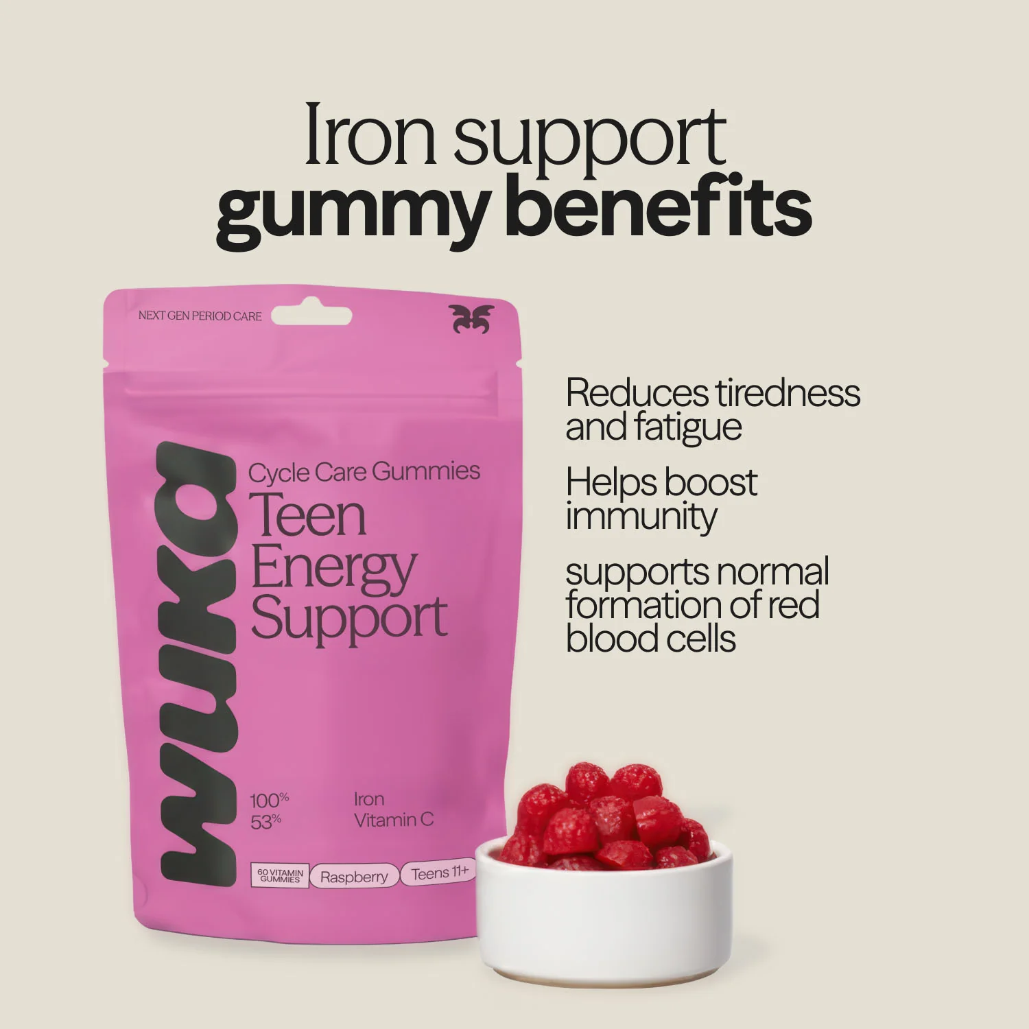 WUKA Teen Iron Gummies - Image 4