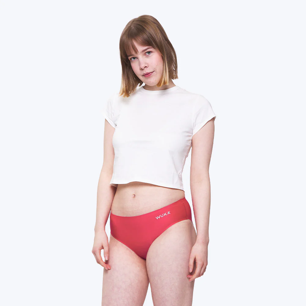 WUKA Teen Stretch Seamless - Heavy flow - Red - Image 2