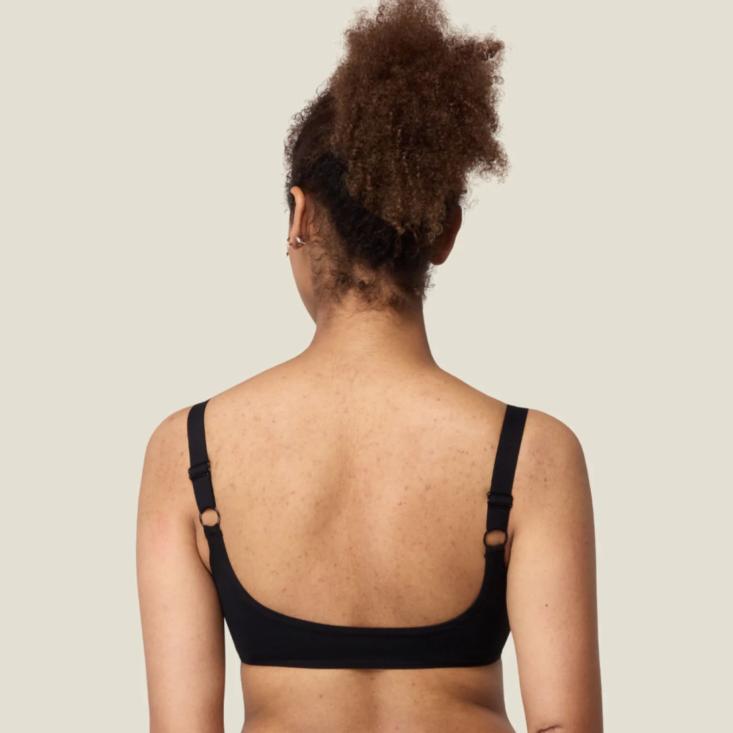 WUKA Teen Swim Bikini Adjustable Top - Black - Image 2