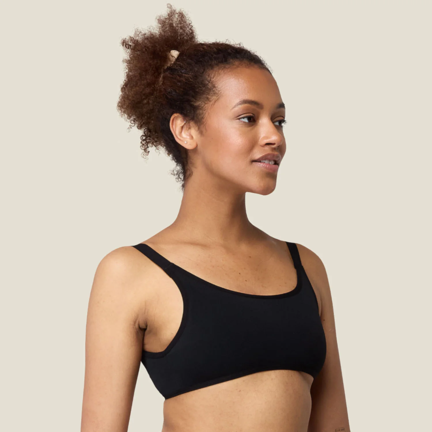WUKA Teen Swim Bikini Adjustable Top - Black - Image 3