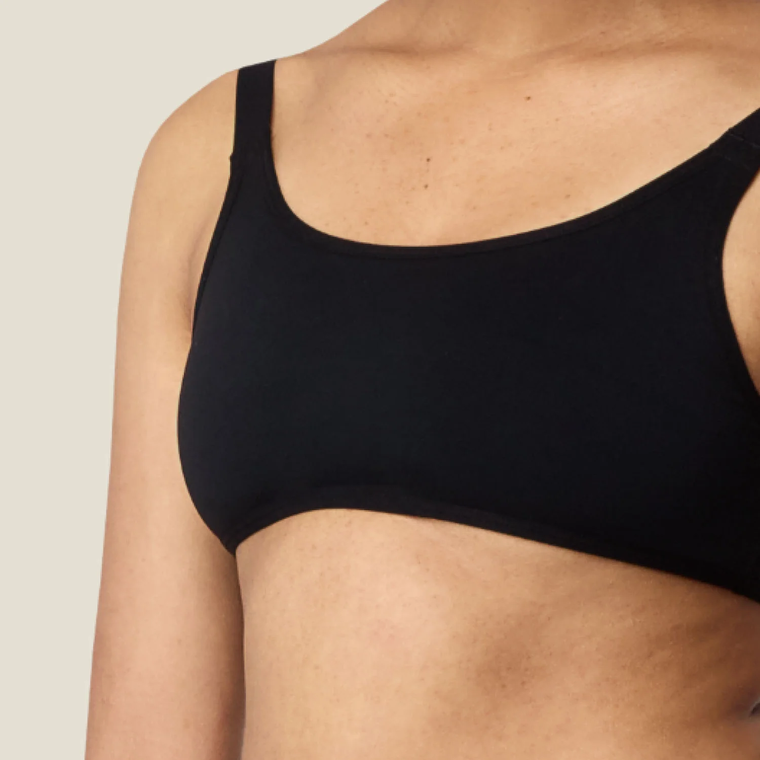 WUKA Teen Swim Bikini Adjustable Top - Black - Image 4