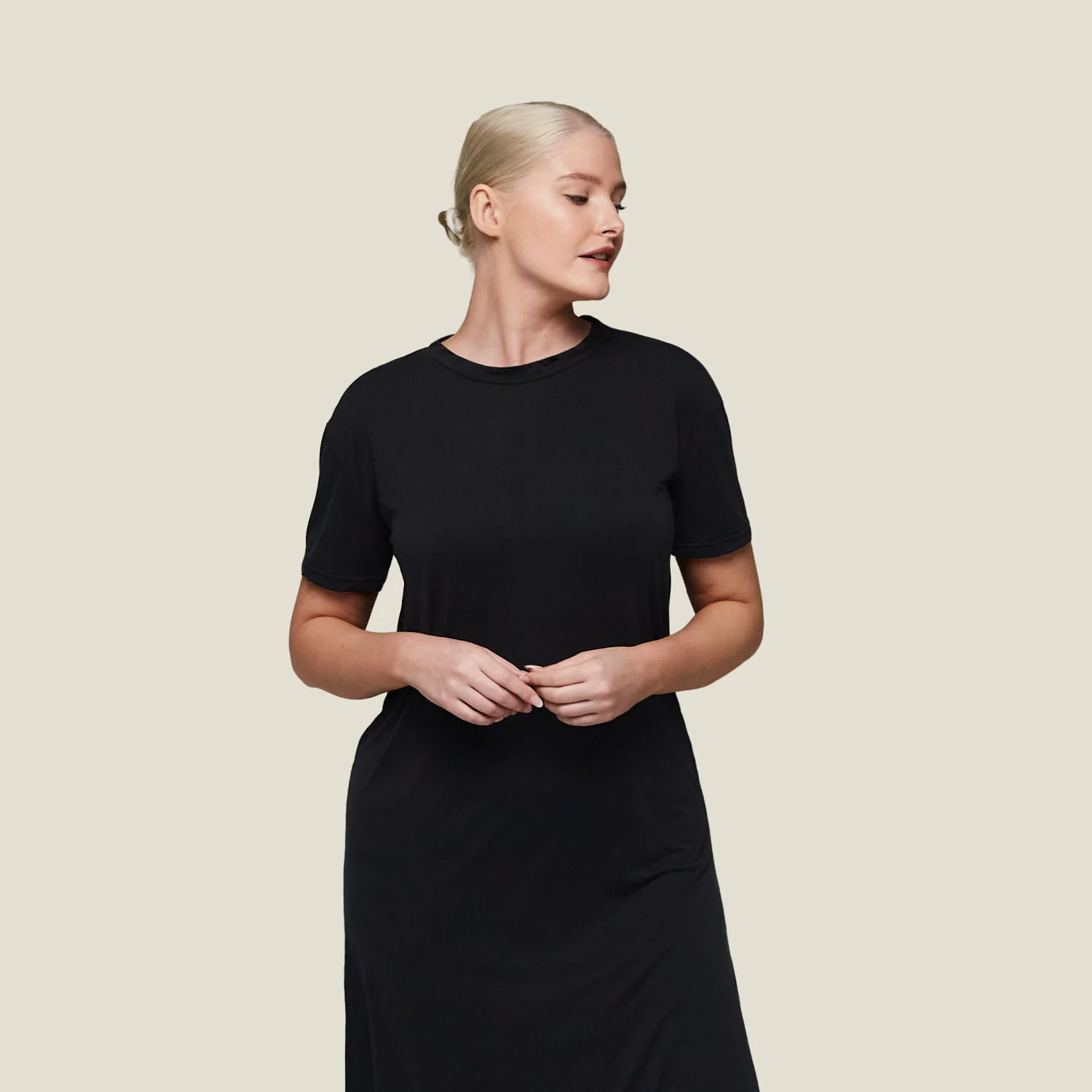 WUKA Pyjama Jersey T-Shirt Dress - Image 2