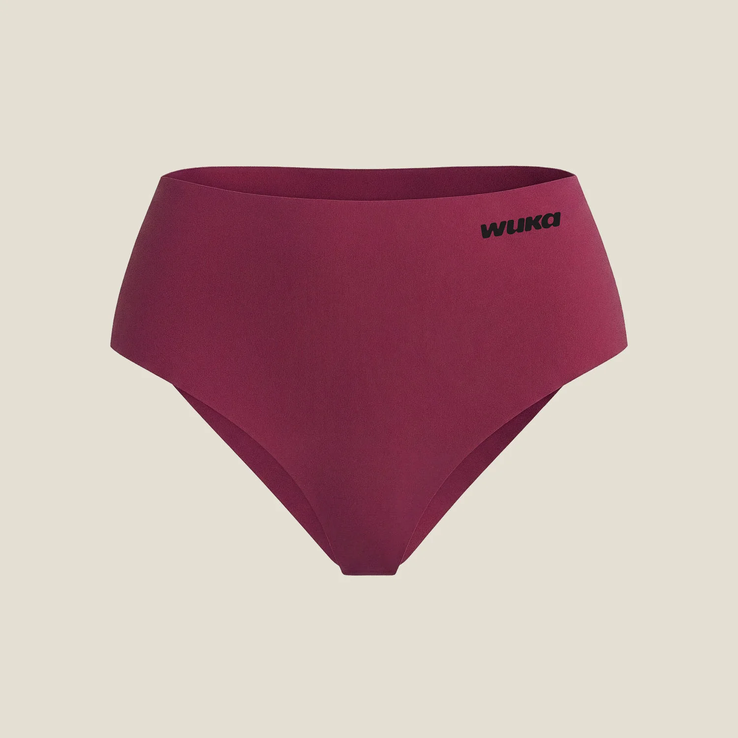 WUKA Stretch Seamless Midi Brief Heavy - Burgundy - Image 6