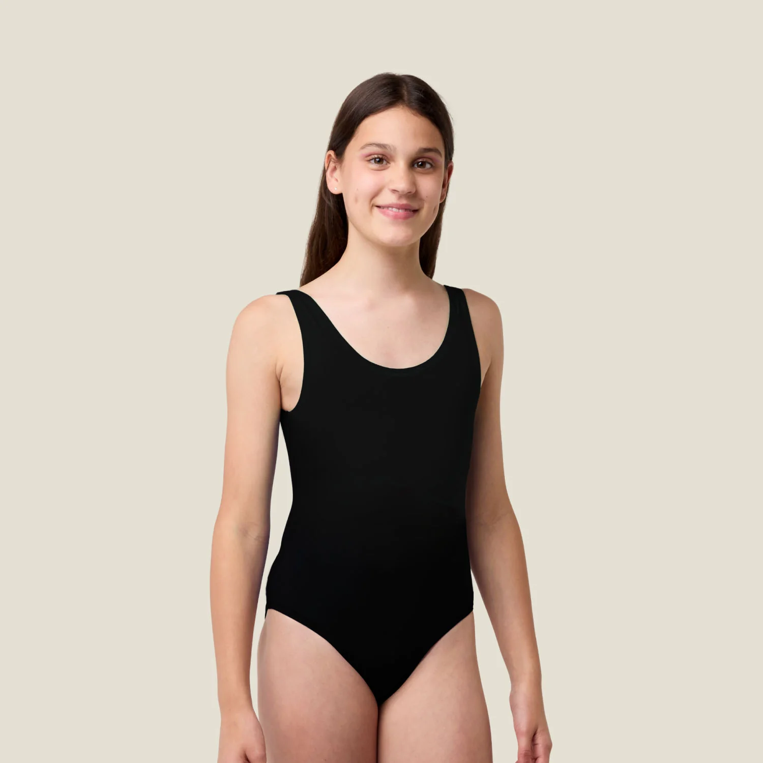 WUKA Teen Period Adjustable Scoopback Black