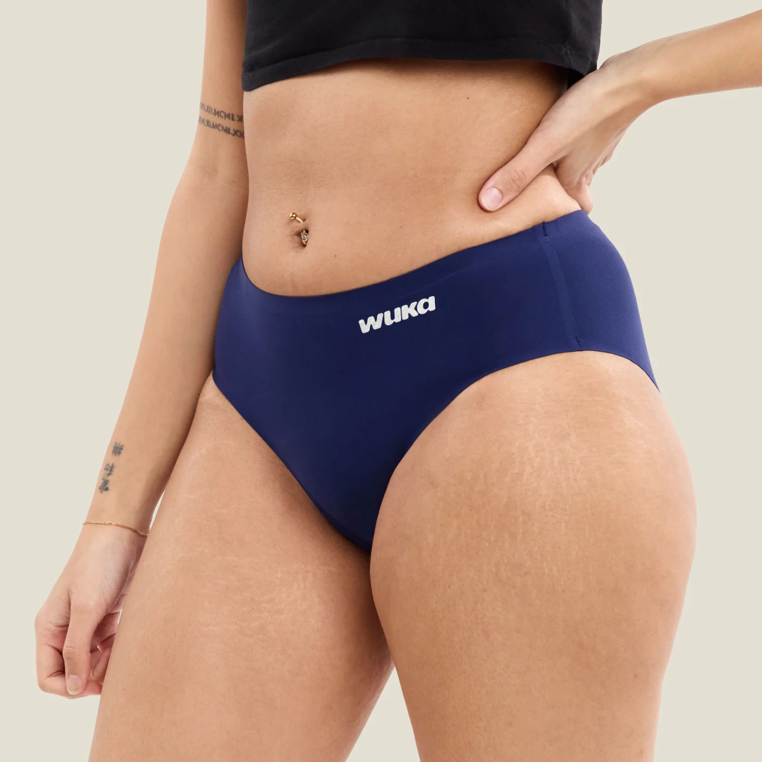 WUKA Teen Stretch™ Seamless - Super Heavy - Navy - Image 3