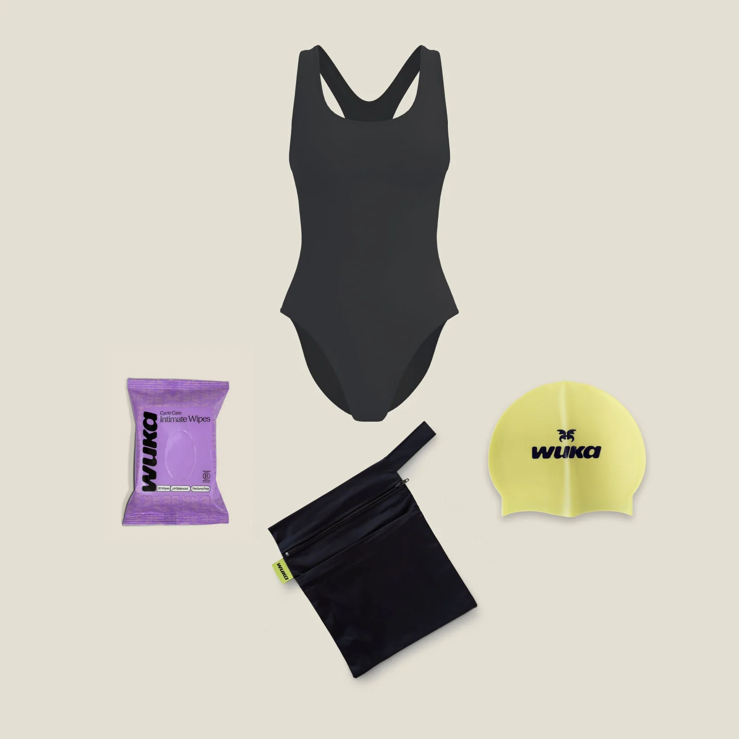 WUKA Teen Swim Racerback Period Starter Kit - Black