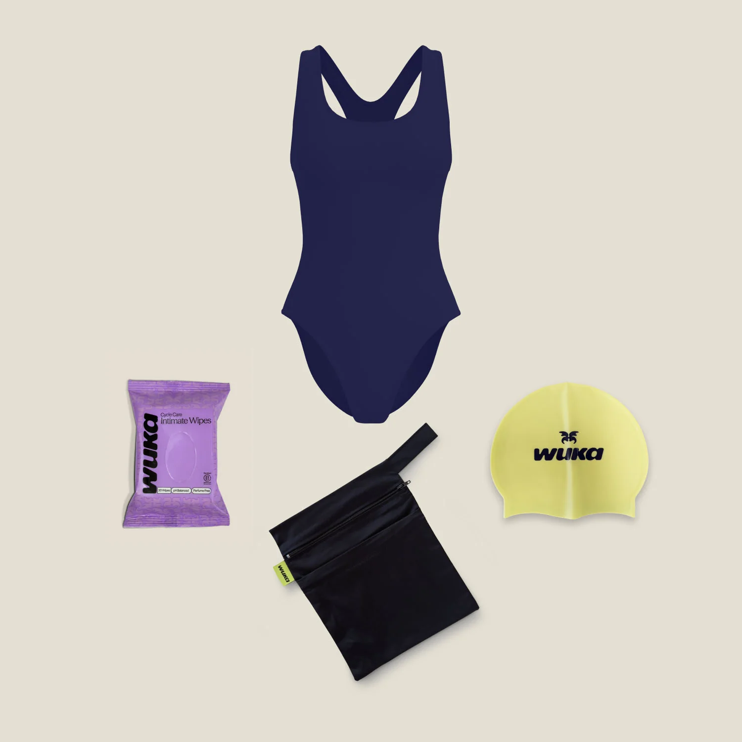 WUKA Teen Swim Racerback Period Starter Kit - Navy